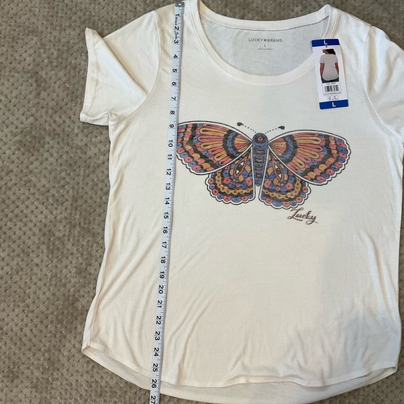 Lucky Brand Butterfly T-Shirt - Picture 12 of 14